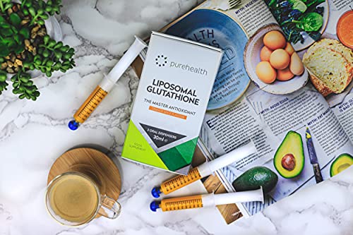 The Most Bioavailable Liposomal Glutathione on The Market Unique Patented Formula Pure Health Au supplements