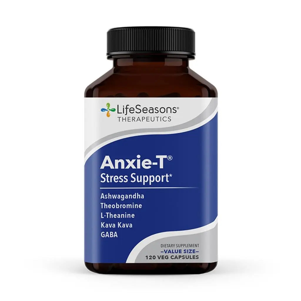 Anxie-T - Stress Relief Supplement - Supports Mood & Mental Focus - Feel Calm LifeSeasons uk supplements