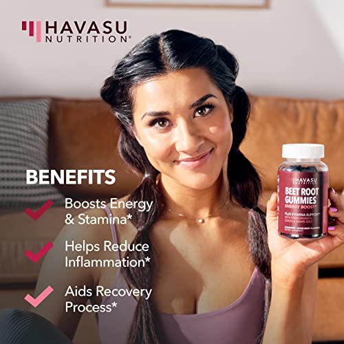 Beet Root Gummies with COQ10 Energy Supplement | Nitric Oxide Supplement for Healthy HAVASU NUTRITION Au supplements