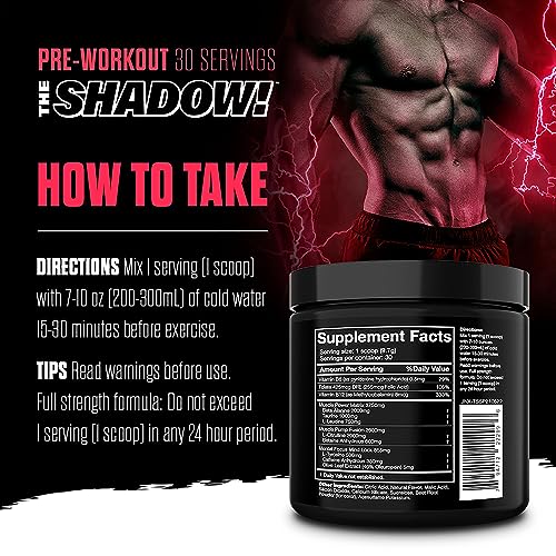 JNX SPORTS The Shadow! 350mg of Caffeine Hard Core Preworkout -Electric Energy JNX SPORTS Au supplements