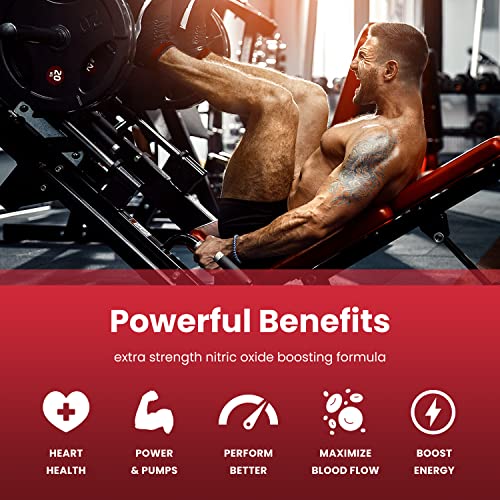 Nitric Oxide Supplement | L-Arginine, L Citrulline Malate, AAKG, Pine Bark, Grape Seed NutraChamps Au supplements