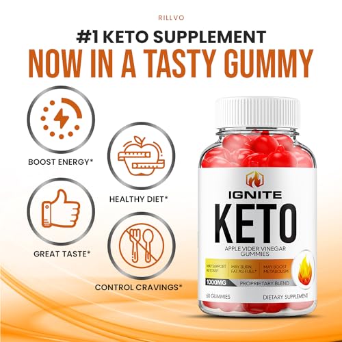 (3 Pack) Ignite Keto ACV Gummies - Official - Keto Ignite ACV Advanced Formula Plus Rillvo Au supplements