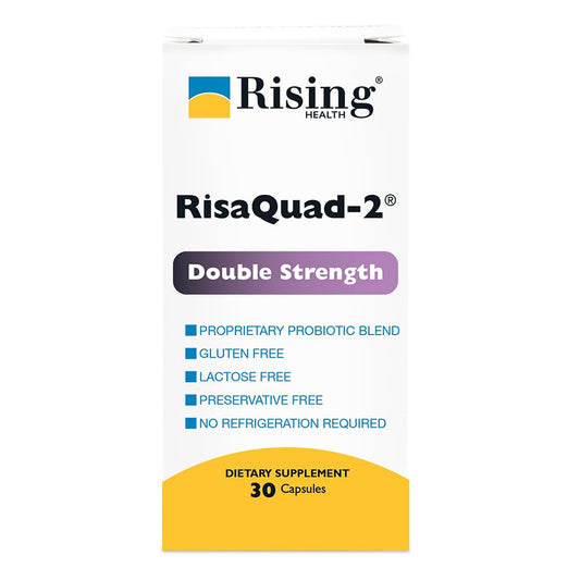 Rising Risaquad-2 Probiotic Dietary Supplement -375mg Pack of 30 Capsules RisingAu supplements