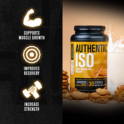 Authentic ISO Grass Fed Whey Protein Isolate Powder - Low Carb, Non-GMO Muscle Jacked Factory Au supplements