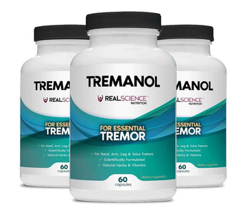 Tremanol Natural Aid Herbal Supplement – Includes Vitamin B2 & B12, Passionflower & Skullcap – 60 Caps (Pack of 3) – Made in USA Tremanol Au supplements