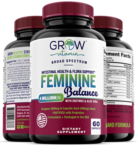 Feminine Balance Complex | Candida Support | Oregano & Caprylic Acid Blend grow vitamin Au supplements