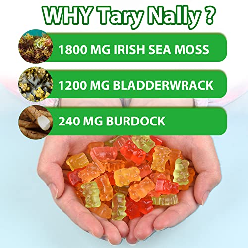 Tary Nally Sea Moss Gummies, Organic Irish Sea Moss Gummies for Adults & Kids Tary Nally Au supplements