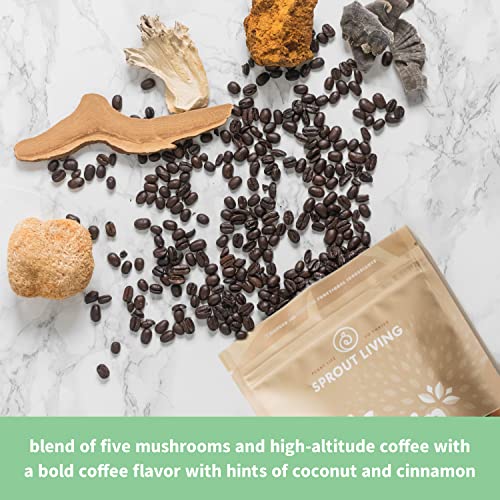 Sprout Living, Epic Protein, Plant Based Protein & Superfoods Powder, Complete Coffee Sprout Living Au supplements