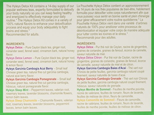 Hyleys Detox Tea 14 Days Kit - 42 Tea Bags - Herbal Supplement - Mother's Mother's Day HYLEYS Au supplements