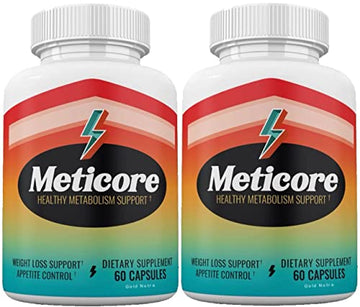(Official) 2 Pack Meticore Weight Management Pills, Energy Support, 120 Capsules Gold Nutra Au supplements