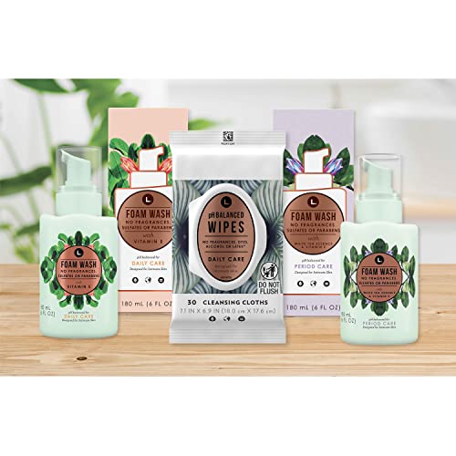 L. Fragrance Free Period Care Foaming Wash, pH Balanced, Free from Fragrances, Sulfates L.US supplements
