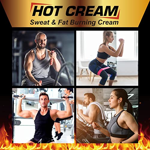 Hot Sweat Cream, Fat Burning Cream for Belly, Natural Sweat Enhancer Cream for Men Mcukv Au supplements