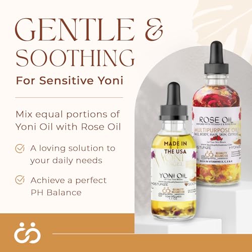 Natural Yoni Oil, Mint Fresh Feminine Care Oil, Reduces Odor, Restores pH Balance, All Natural, Herbal Yoni Quality Seamoss and Yoni OilUS supplements