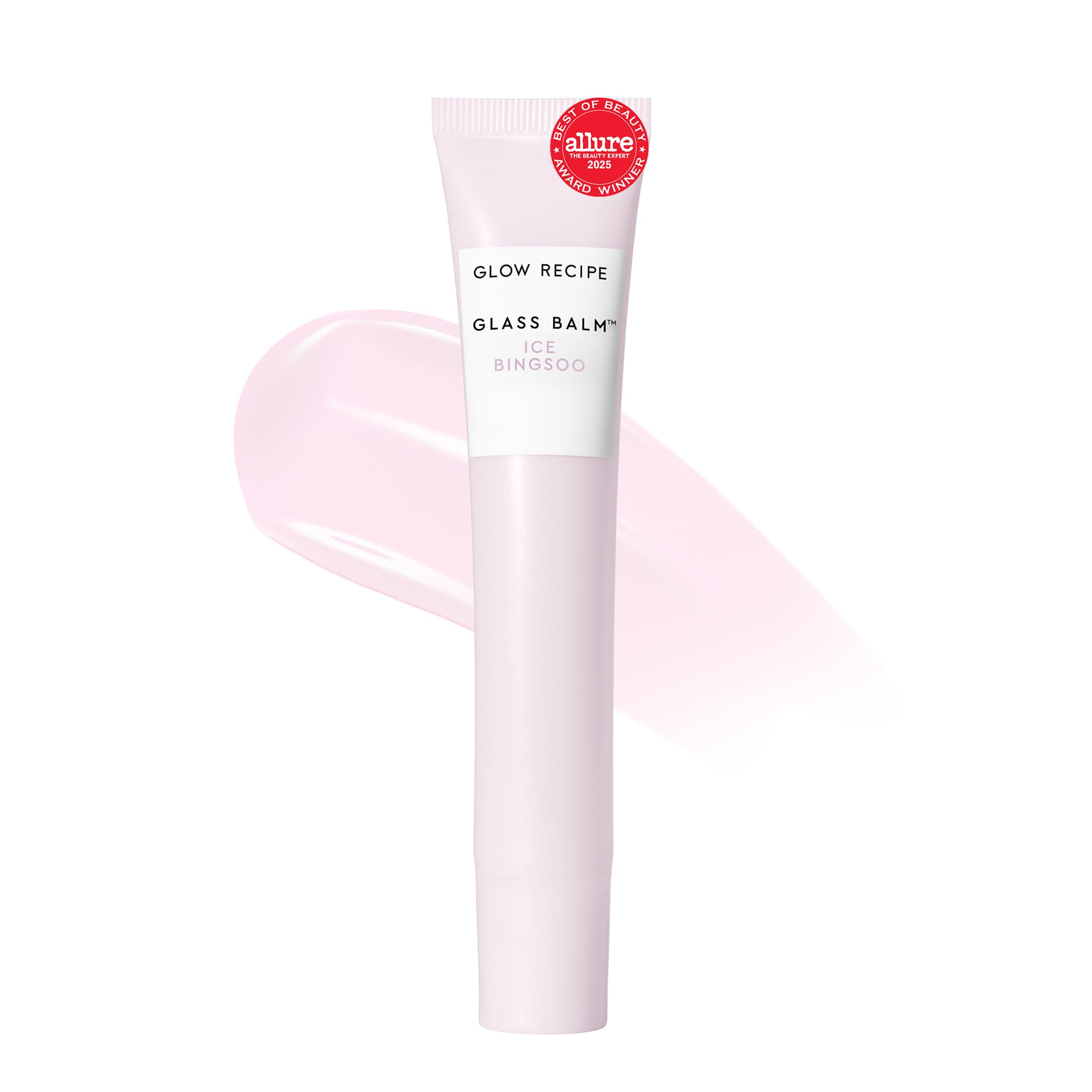 Glow Recipe Glass Balm Lip Treatment - 12Hr Hydrating Lip Balm & Moisturizer with Hyaluronic Acid to Smooth, Plump & Protect from Dryness, High Shine Finish - Clear Tint, Ice Bingsoo (15 ml) Glow Recipe Au supplements