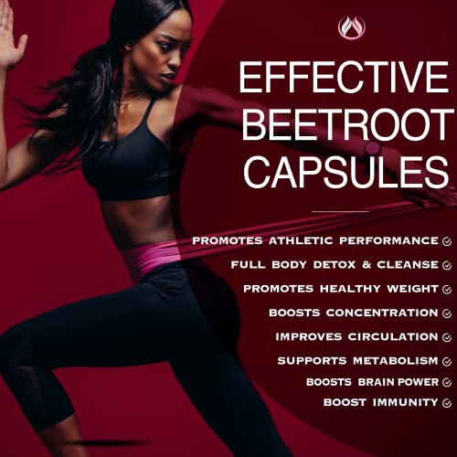 Beet Root Capsules Organic Beet Root Powder 1300mg | Natural Nitric Oxide Booster THE ENCLARE NUTRITION Au supplements