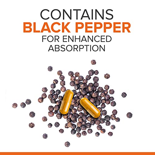 Qunol Turmeric Curcumin with Black Pepper & Ginger, 2400mg Turmeric Extract with 95% Qunol Au supplements