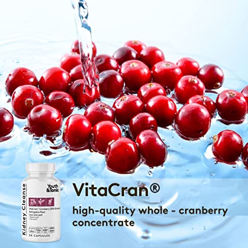 Youth & Tonic Kidney Cleanse Detox for Residual Metabolic Waste & Excess Body Water for Urinary Tract Youth & Tonic Au supplements