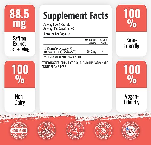 1 Body Saffron Extract 8825 – Antioxidant & Mood Support Saffron Supplement 1 Body Au supplements