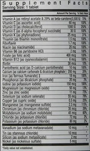Windmill MILLTRIUM H/P Multi-VIT TAB 100 (061AM) Windmill Au supplements
