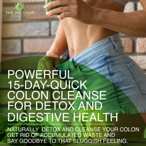 Colon Cleanser Detox. Premium 15 Day Fast-Acting Detox Cleanse Diet Pills, Probiotic THE ENCLARE NUTRITION Au supplements