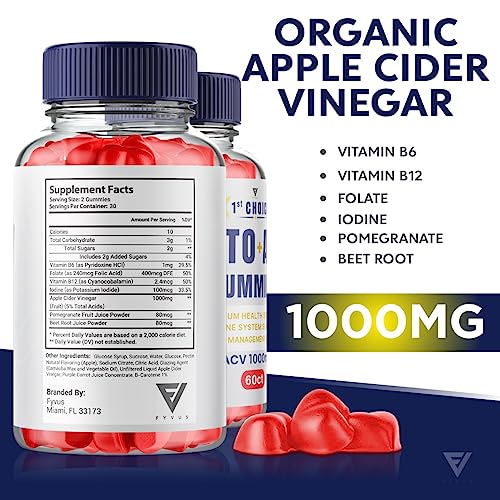 (2 Pack) 1st Choice Keto ACV Gummies, First Choice Gummies Advanced ACV - 1st Choice FyvusUS supplements