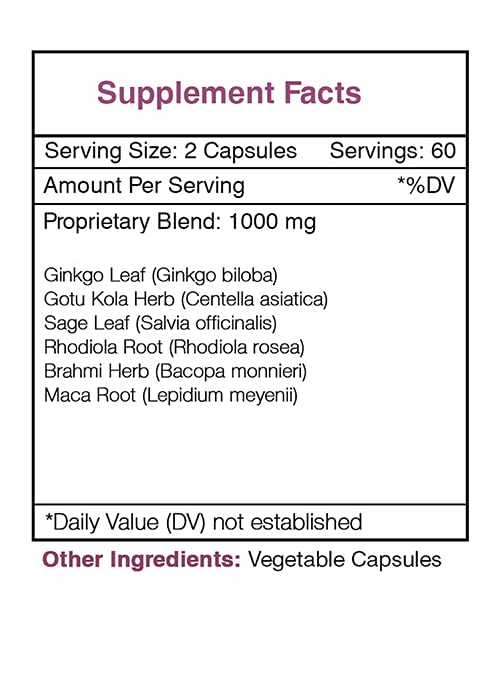 Secrets of the Tribe - Raven's Wisdom, Cognitive Health Formula, Herbal Supplement Blend (120 Capsules) Secrets of the Tribe Au supplements
