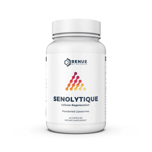 Renue By Science Senolytique Senolytic Supplements | 60 Capsules with Fisetin (35mg) Quercetin (78mg) & Spermidine (3mg) per Serving | Liposomal Formula | Manufactured in The USA & Third-Party Tested Renue By ScienceAU supplements