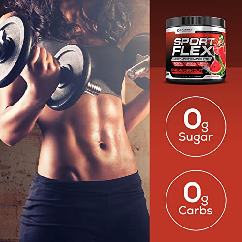 Pre Workout Powder with Beta Alanine, L-Citrulline & L-Arginine | PreWorkout Energy Powder Nature's Nutrition Au supplements