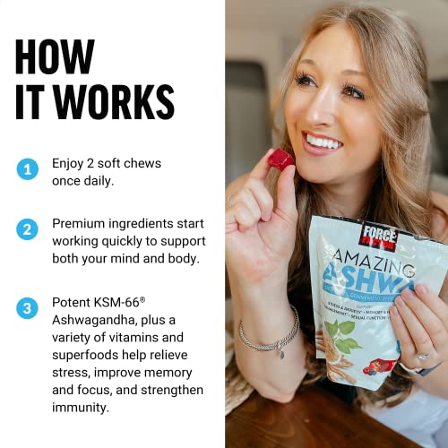 Force Factor Amazing Ashwa for Stress Relief, Memory, Focus, and Immune Support Health Force Factor Au supplements