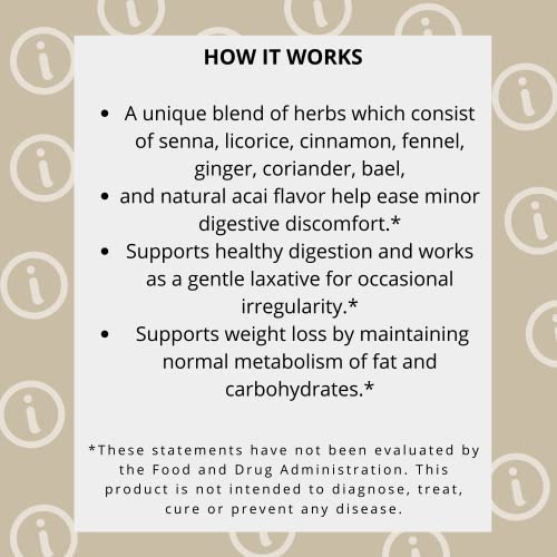 Hyleys Colon Cleanse Tea Blackberry Flavor - 50 Tea Bags (1 Pack) HYLEYS Au supplements