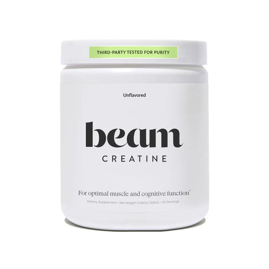 Beam Creatine Monohydrate Powder – 5g Micronized Creatine Monohydrate, Third Party Tested Creatine for Women & Men, Muscle Strength, Growth, Recovery & Cognitive Support, Unflavored, 60 Servings BeamAU supplements