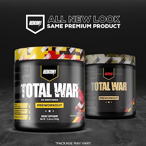 REDCON1 Total War Preworkout - Contains 320mg of Caffeine from Green Tea, Juniper REDCON1 Au supplements
