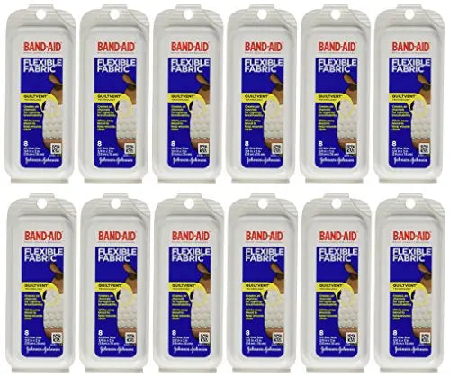 Band-Aid Flex Fabric Travel Pack - 8 Count, Pack of 12 Band-Aid uk supplements