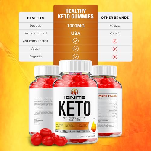 (3 Pack) Ignite Keto ACV Gummies - Official - Keto Ignite ACV Advanced Formula Plus Rillvo Au supplements