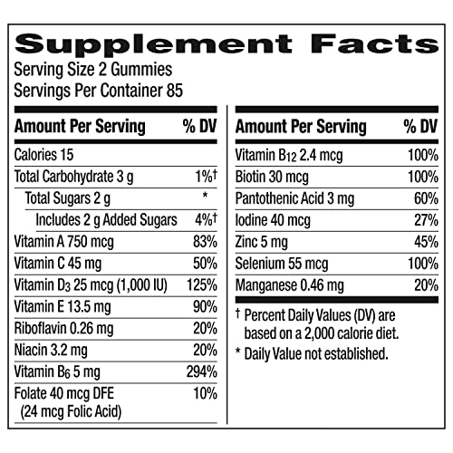 Centrum MultiGummies Gummy Multivitamin for Men, Multivitamin/Multimineral Supplement with Selenium Centrum Au supplements