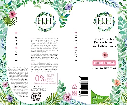 Feminine Wash+Panties Stain Remover Detergent - Natural Essential Oil Scent Vaginal Wash Women HH Herb & Health Au supplements