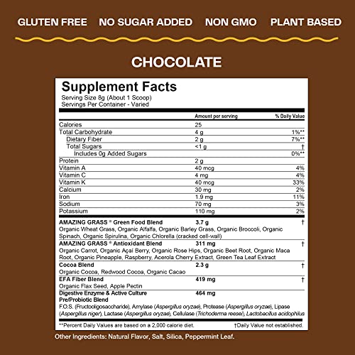 Amazing Grass Greens Blend Superfood: Super Greens Powder Smoothie Amazing Grass Au supplements