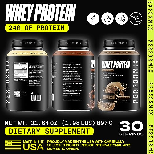 PERFORMIX - Whey Protein Isolate Blend - 24g of Protein - 5.4g of BCAAs - 110 Calories PERFORMIX Au supplements