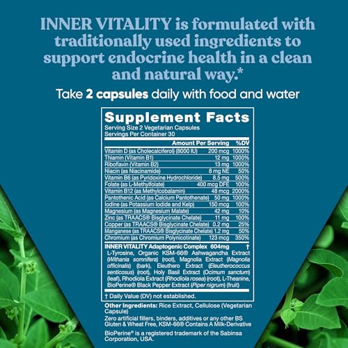 Eu Natural Vitality Cortisol Manager – Fight Fatigue, Feel Calm & Balanced – Healthy Cortisol Eu Natural Au supplements
