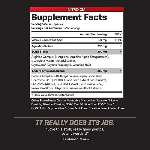 PMD Sports Nitro cm - Nitric Oxide with Agmatine Pre Workout Supplement - Muscle PMD Au supplements