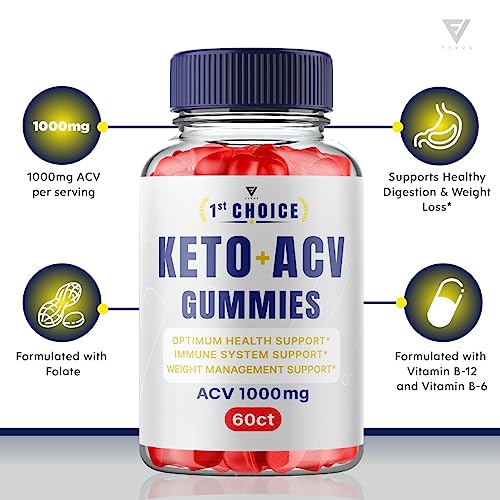 (2 Pack) 1st Choice Keto ACV Gummies, First Choice Gummies Advanced ACV - 1st Choice FyvusUS supplements