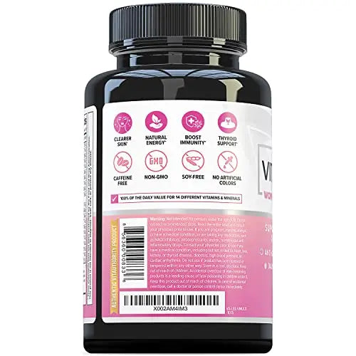 Vitauthority Multivitamin for Women Women’s Daily Multi-Vitamin Supplement with DIM, Iodine, Ashwagandha Supports Youthful Complexion Vitauthority Au supplements