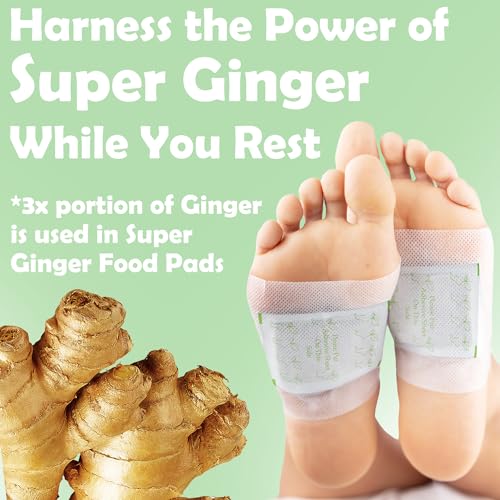 Dr. Entre's Super Ginger Foot Pads: Premium Effective Foot Pads to Feel Better, Sleep Better EntreFeet Au supplements