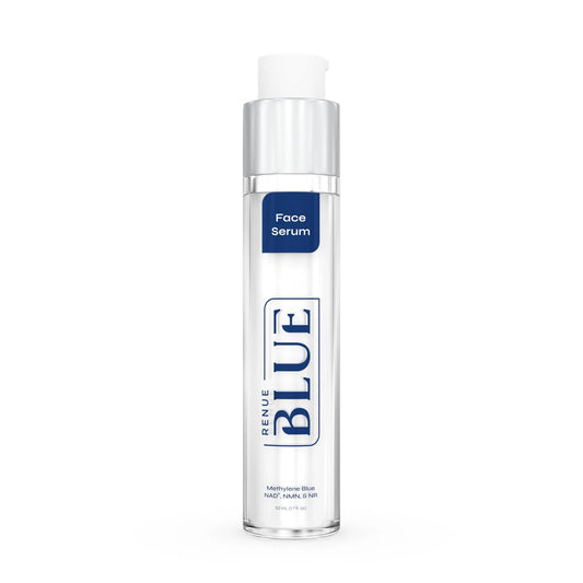 Renue Blue Methylene Blue Face Serum - Liposomal NAD+ Complex and Nutrients for Skin Rejuvenation, Deep Hydration, and Anti-Aging Support Renue By ScienceAU supplements