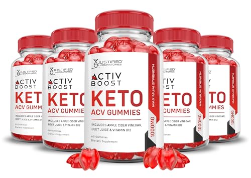 (5 Pack) Activboost Keto ACV Gummies Advanced Formula 1000MG Active Boost Justified LaboratoriesAU supplements