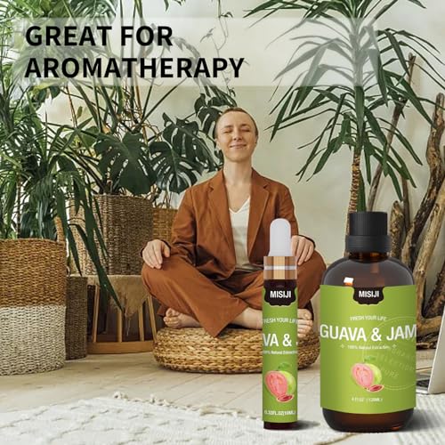 Essential Oils-MISIJI Guava & Jam Fragrance Essential Oils for Diffuser for Home 4FL.OZ Plus 0.33 MISIJI Au supplements