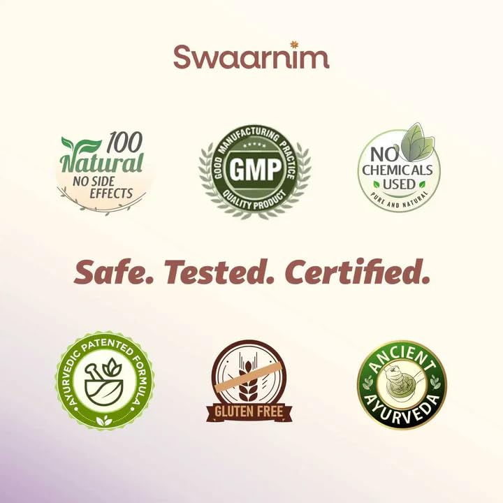 Swaarnim Joints Care - Enriched with Arjuna & Natural Herbs - Joint Health Supplement 100% Natural, No Added Chemicals - 120 Capsules Swaarnim Au supplements