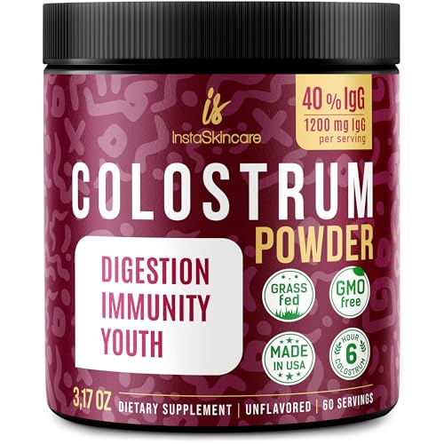 Bovine Colostrum Powder - 40% IgG Highly Concentrated Pure Bovine Colostrum InstaSkincare Au supplements