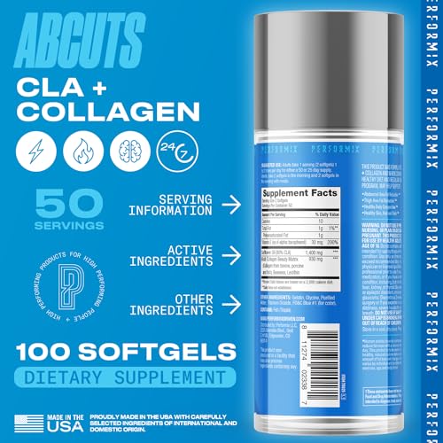 PERFORMIX - AbCuts CLA + Collagen - Fitness Goals - Improve Energy & Endurance PERFORMIX Au supplements