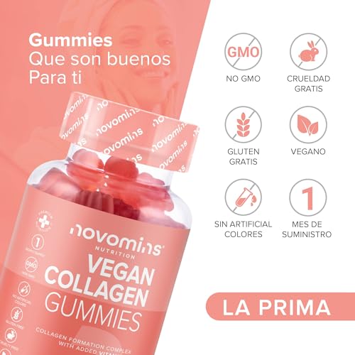 Vegan Collagen Gummies – Advanced Superfood Blend – Vegan Collagen Alternative for Women and Men – Infused with Vitamin C novomins Au supplements